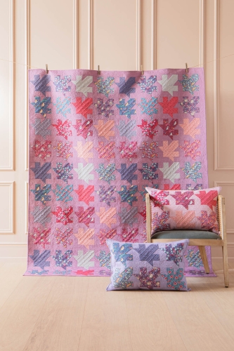 Tilda Patchwork Stoff Baumwolle - Hibernation - Olivebranch-Old-Rose